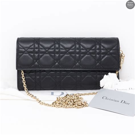 dior lady wallet on chain